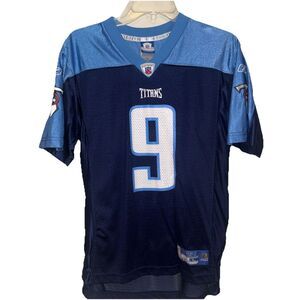 Tennessee Titans NFL Jersey Reebok - McNair #9 Boys Youth Large 14-16  EUC